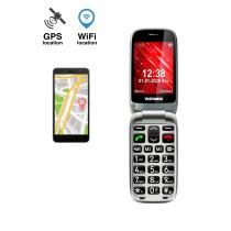 Telefono movil telefunken s560 senior phone - 2g - gps - 2.8 pulgadas - negro