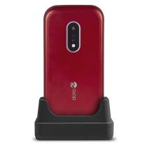 Móvil doro 7030 rojo y blanco