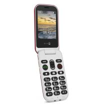 Telefono movil doro 6060 red - white - 2.8 pulgadas - blanco y rojo