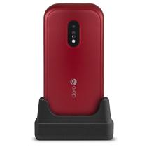 Telefono movil doro 6040 red - white - 2.8 pulgadas - 3mpx - rojo y blanco