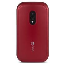 Telefono movil doro 6040 red - white - 2.8 pulgadas - 3mpx - rojo y blanco
