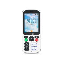 Telefono movil doro 780x black - white - 2.8 pulgadas - 4g - blanco y negro