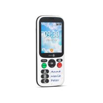 Telefono movil doro 780x black - white - 2.8 pulgadas - 4g - blanco y negro