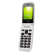 Telefono movil doro 2404 red white - 2.4 pulgadas - 0.3 mpx - rojo y blanco