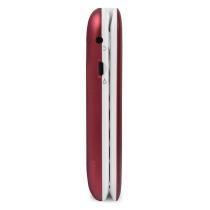 Telefono movil doro 2404 red white - 2.4 pulgadas - 0.3 mpx - rojo y blanco
